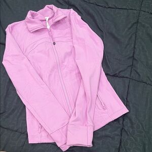 lululemon athletica Light Pink Zip-Up Bomber Jacket